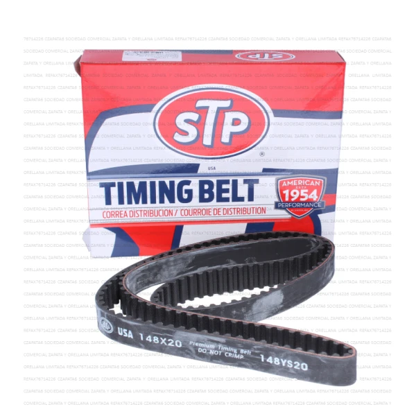 Correa Distribucion 148 Dientes X 20mm Chevrolet Luv 2.2 / 2.4 - Stp Para Chevrolet Luv 2.2 / 2.4